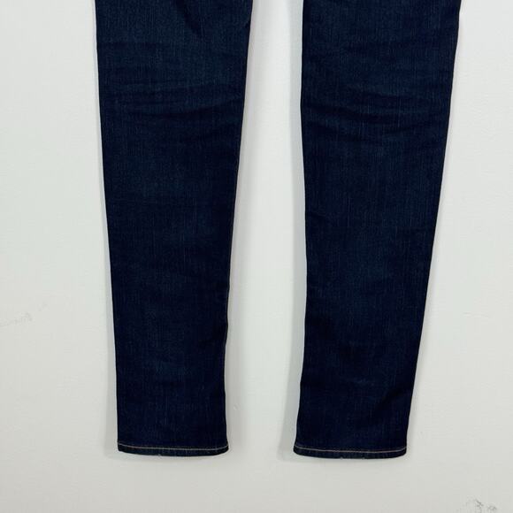 Rock Revival Calli Skinny Jeans Women's Size 30 Blue Embroidered Dark Wash - Picture 9 of 14